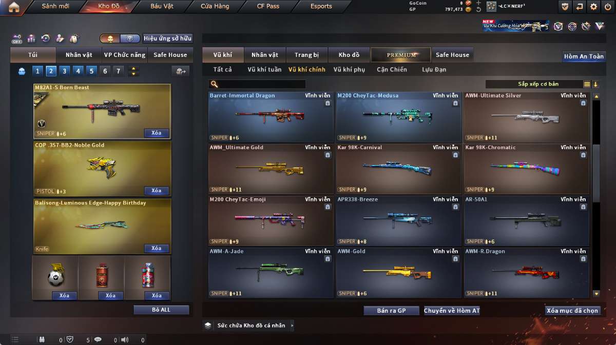 shop acc cf uy tin gia re